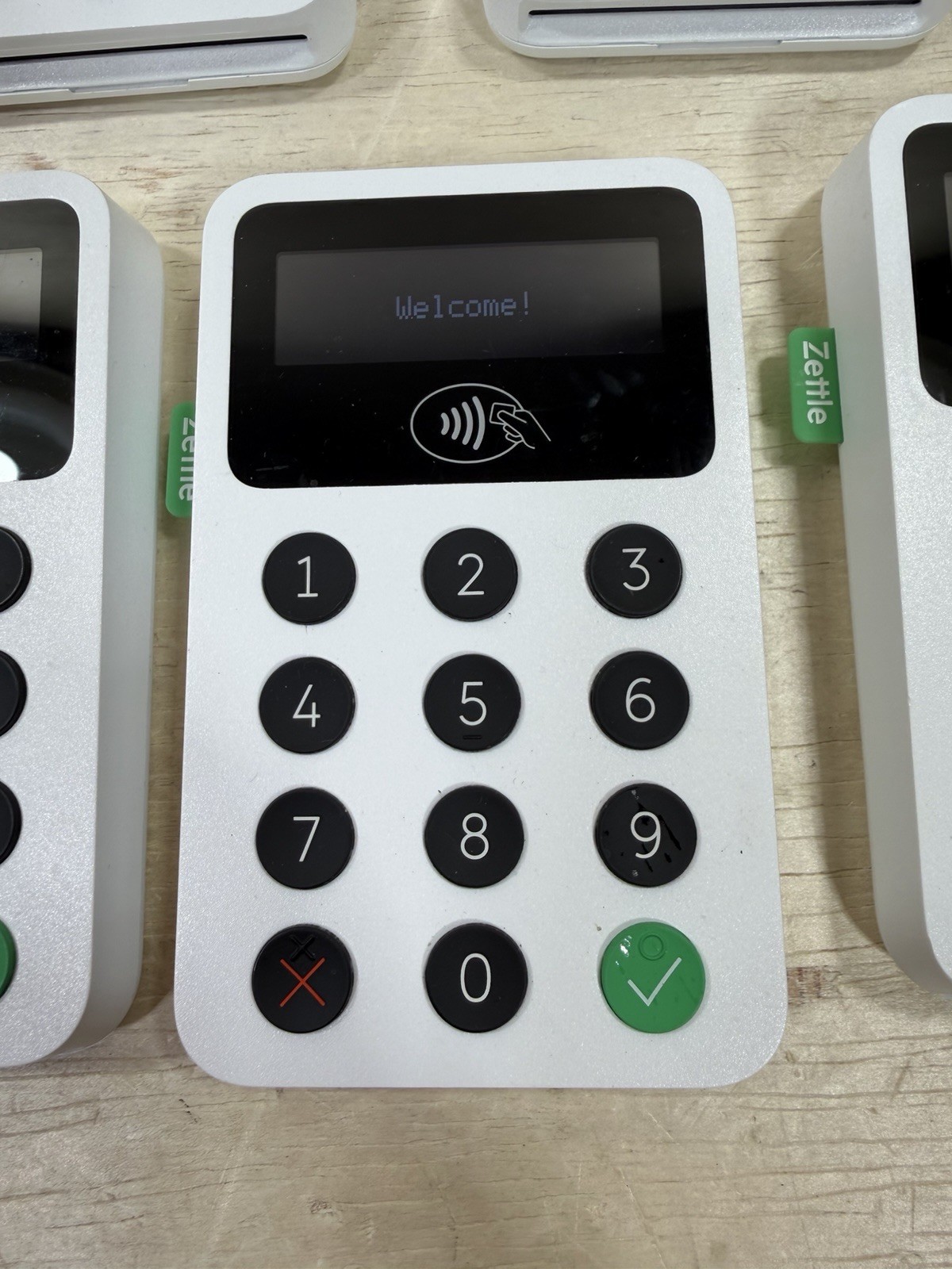 Zettle Reader 2 Card Reader Terminal Point of Sale – White LOT OF 5 UNITS