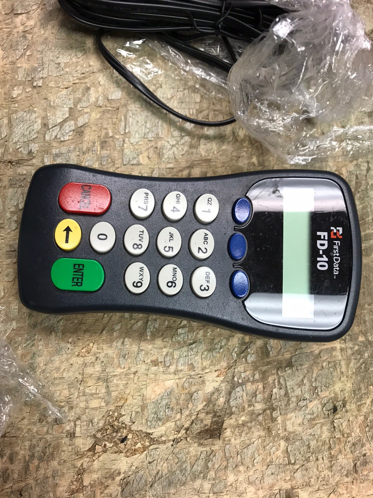 FIRST DATA FD-10C Pin Pad Card Reader POS Terminal 8001-pci