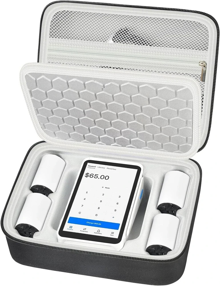 Case Compatible with Square Terminal Credit Card Reader, Mobile POS Machine Stor