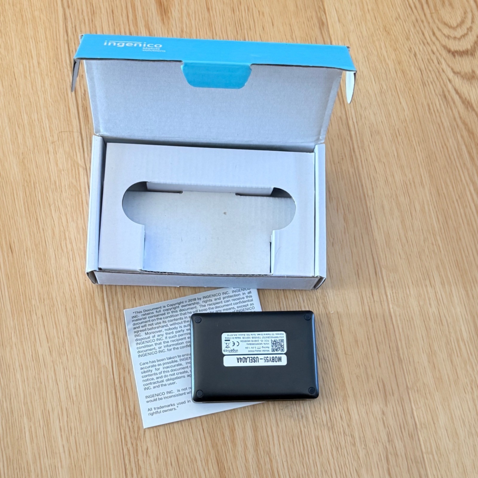 NEW Ingenico Moby 5500 POS mobile card reader