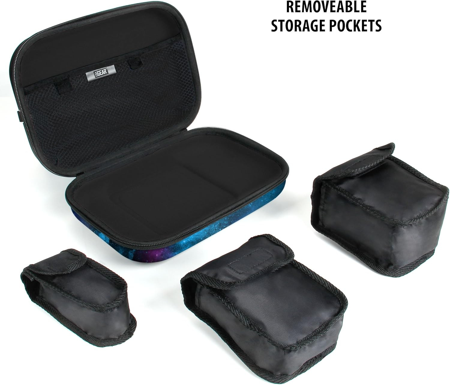 USA Gear Hard Travel Case Fits Square Card Reader, Square Handheld, Receipt Prin