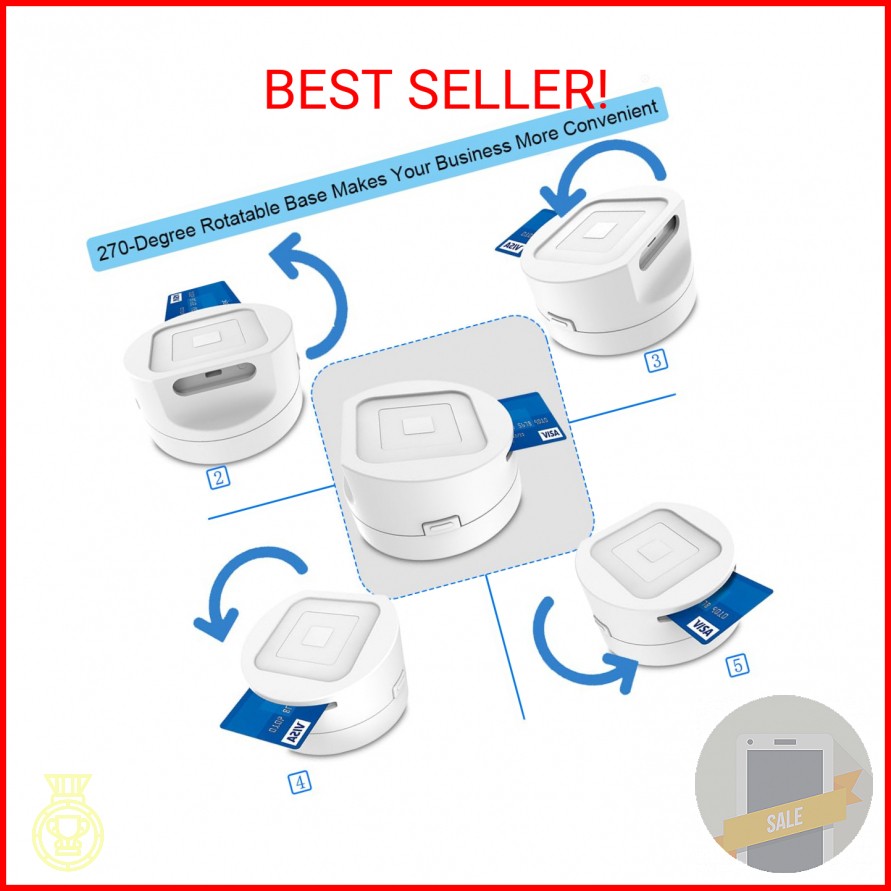 MirageCover Dock for Square Reader – Compatible with 1st and 2nd Generation Squa