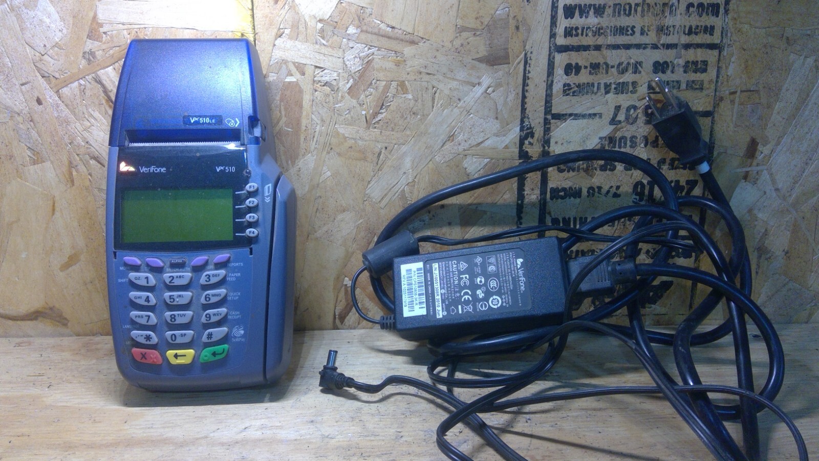 VERIFONE VX 510LE VX510LE OMNI CREDIT CARD MACHINE PRINTER READER RS232