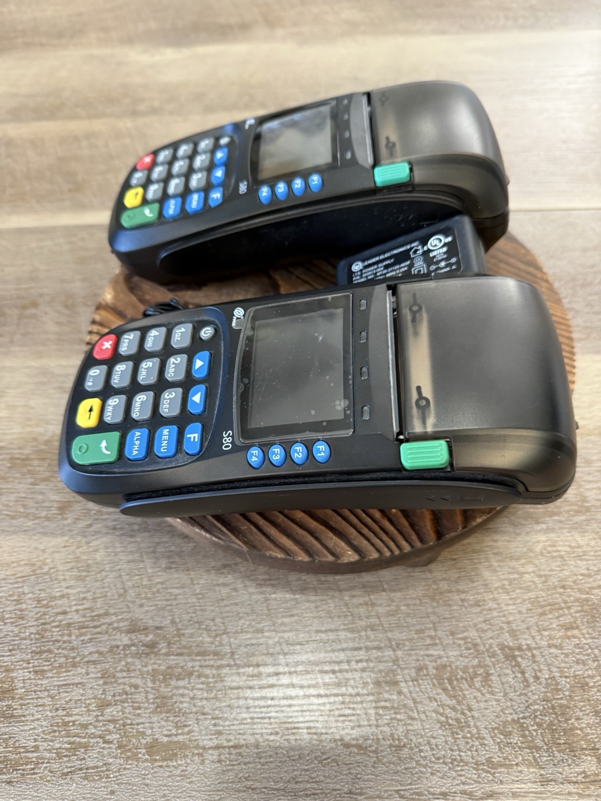 *UNLOCKED* ~ PAX S80 ~ EMV NFC ~ Credit Card Machine ~ Lot Of 2 W/ 1 Power Cord
