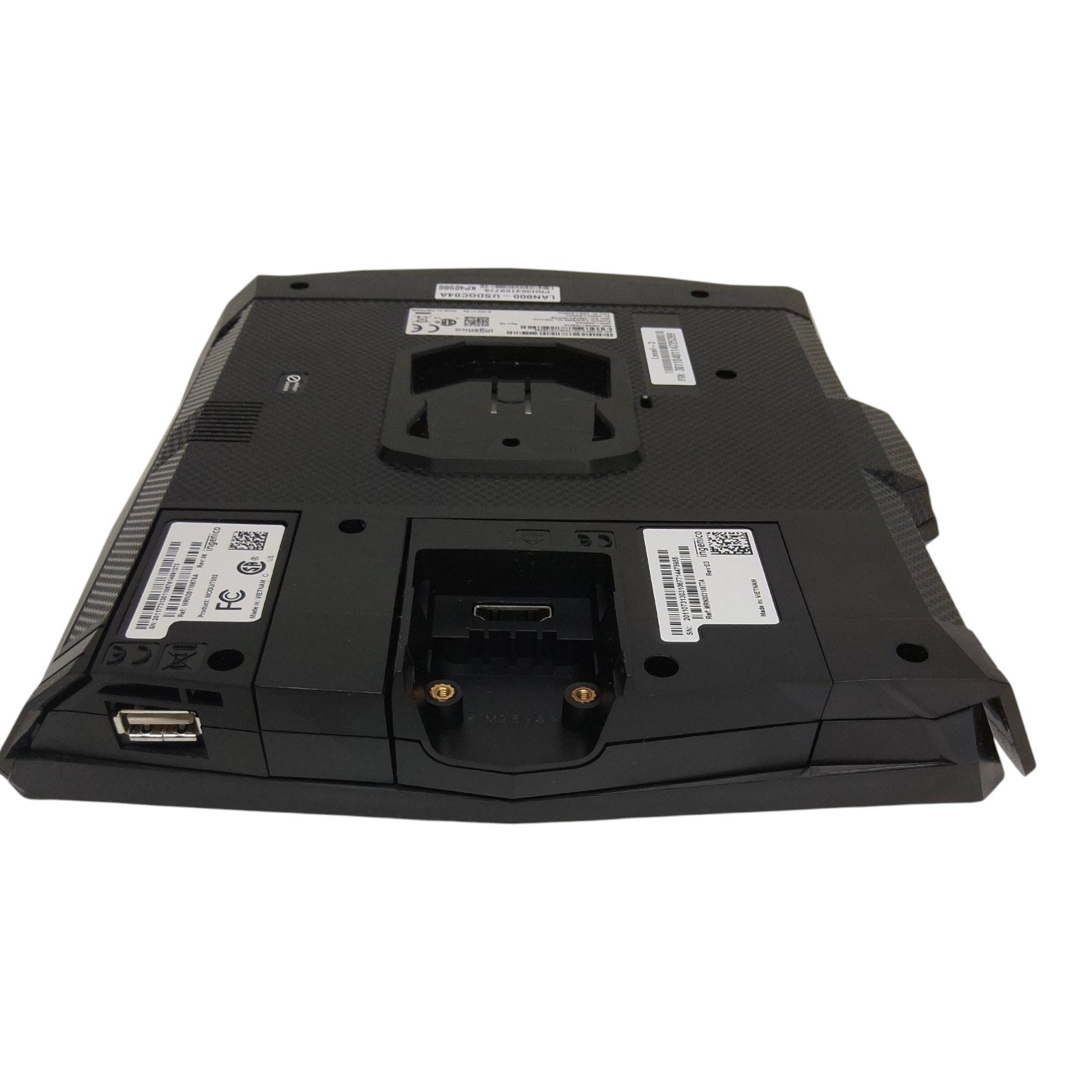 Lot of 2 Ingenico Lane/8000 Credit Card Terminals LAN800-USDGC04A – AS IS