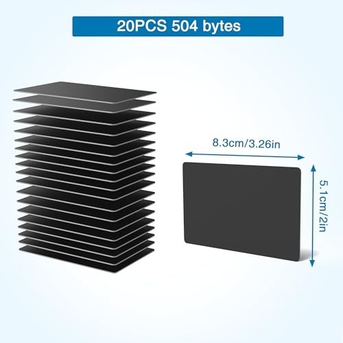 20 Rewritable NFC Tags Ntag 215 Cards 504 Bytes Memory for TagMo Amiibo