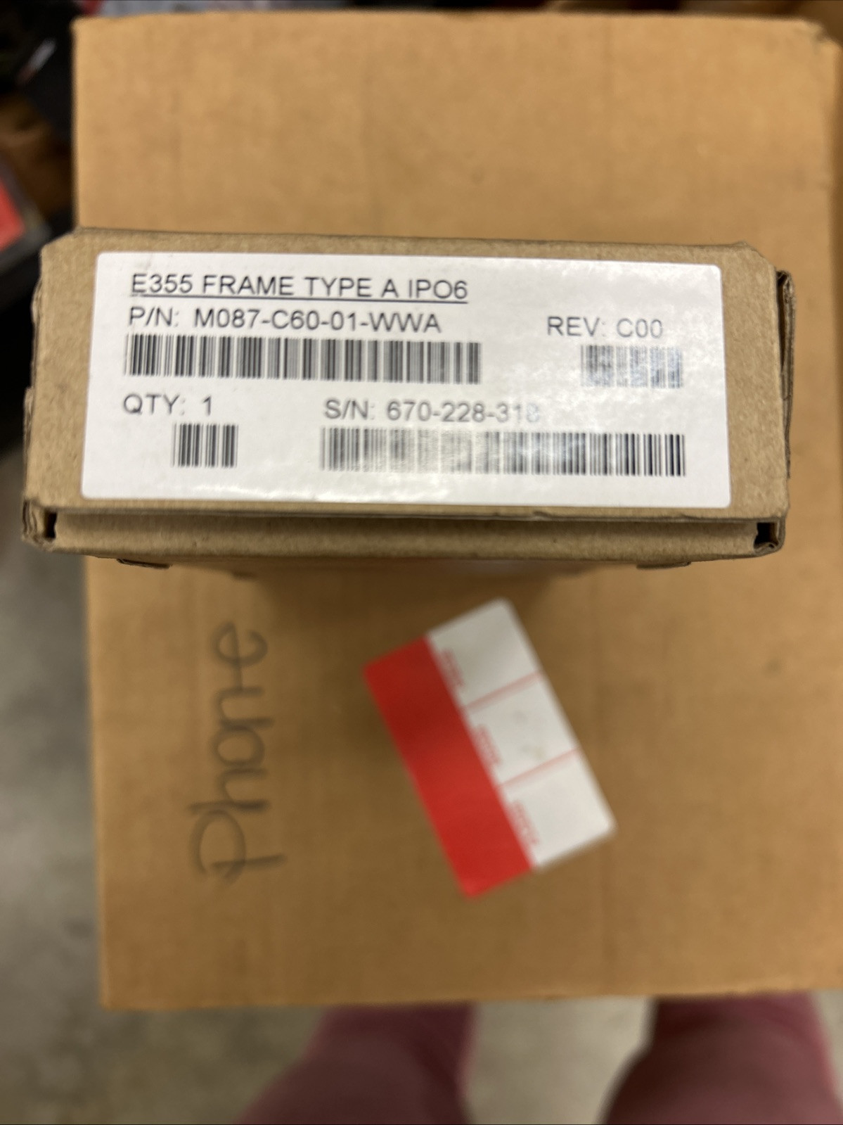 Verifone E355 Mobile Payment Terminal – With Frame