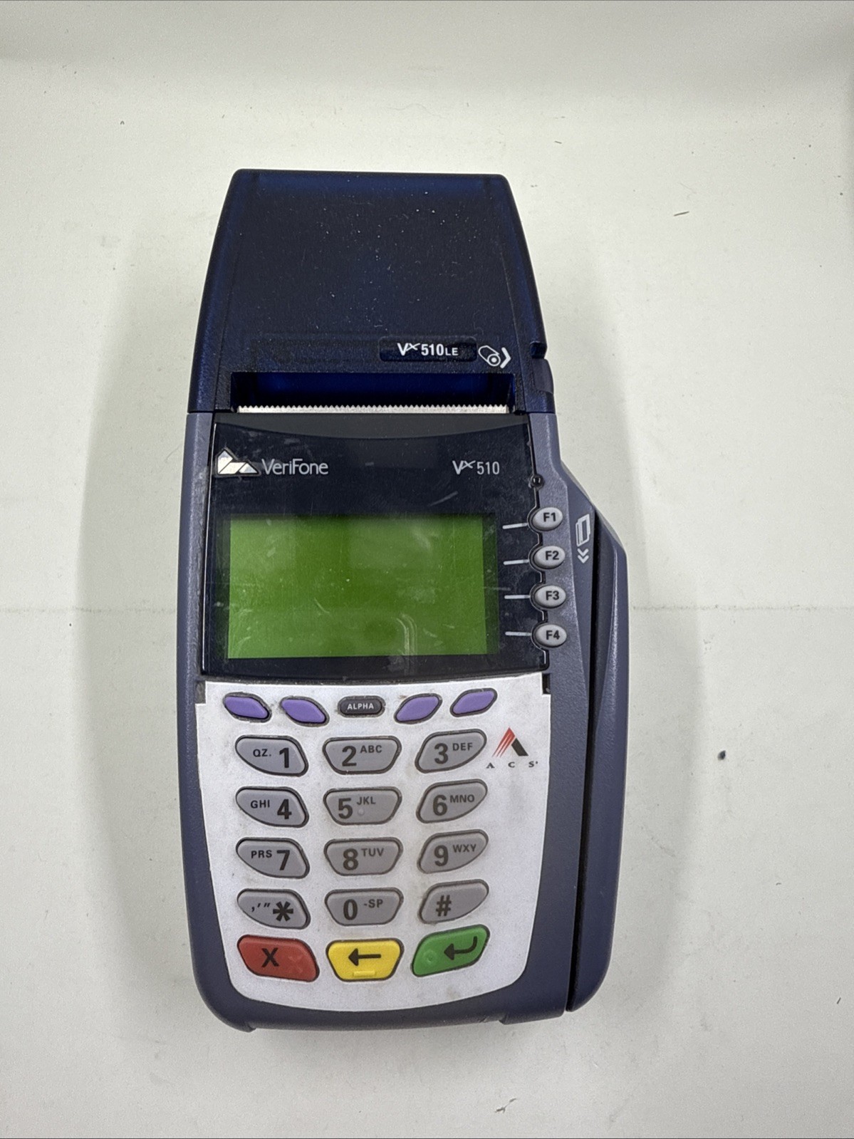 Verifone Vx510LE Omni 5100 Wireless Credit Card Reader, Parts Only, Not TESTED