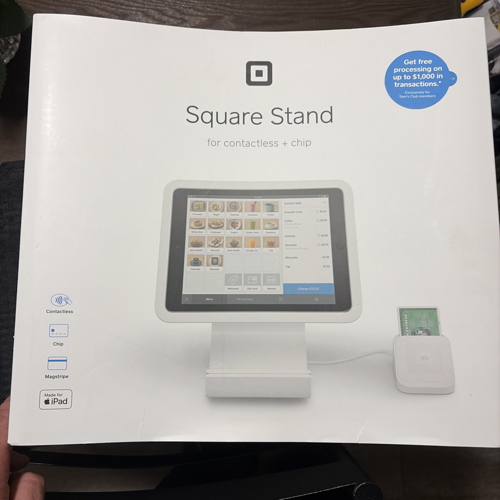 Square Stand for iPad – White (A-SKU-0453-03)