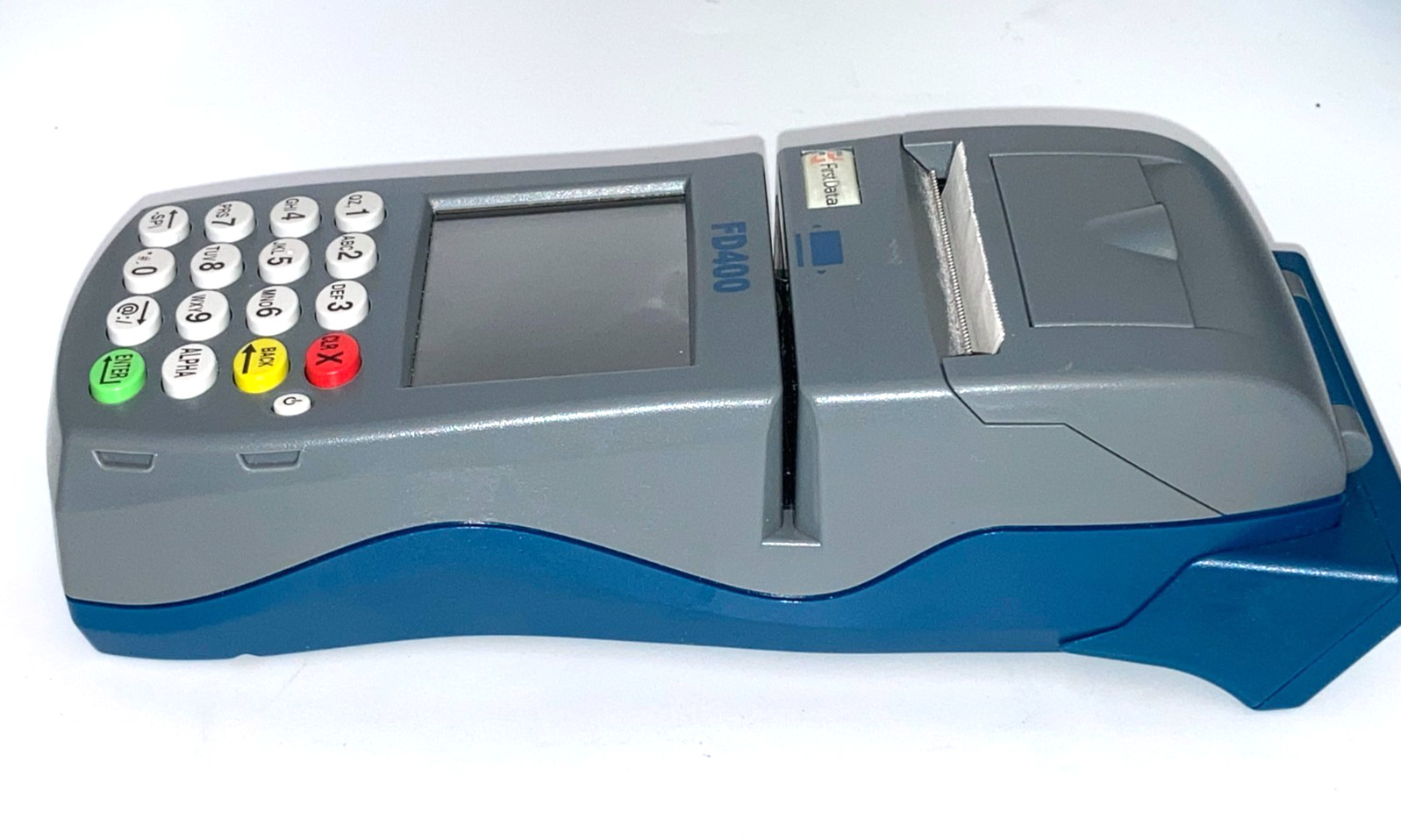 FIRST DATA FD-400 POINT OF SALE CREDIT DEBIT CARD POS MACHINE TERMINAL UNTESTED