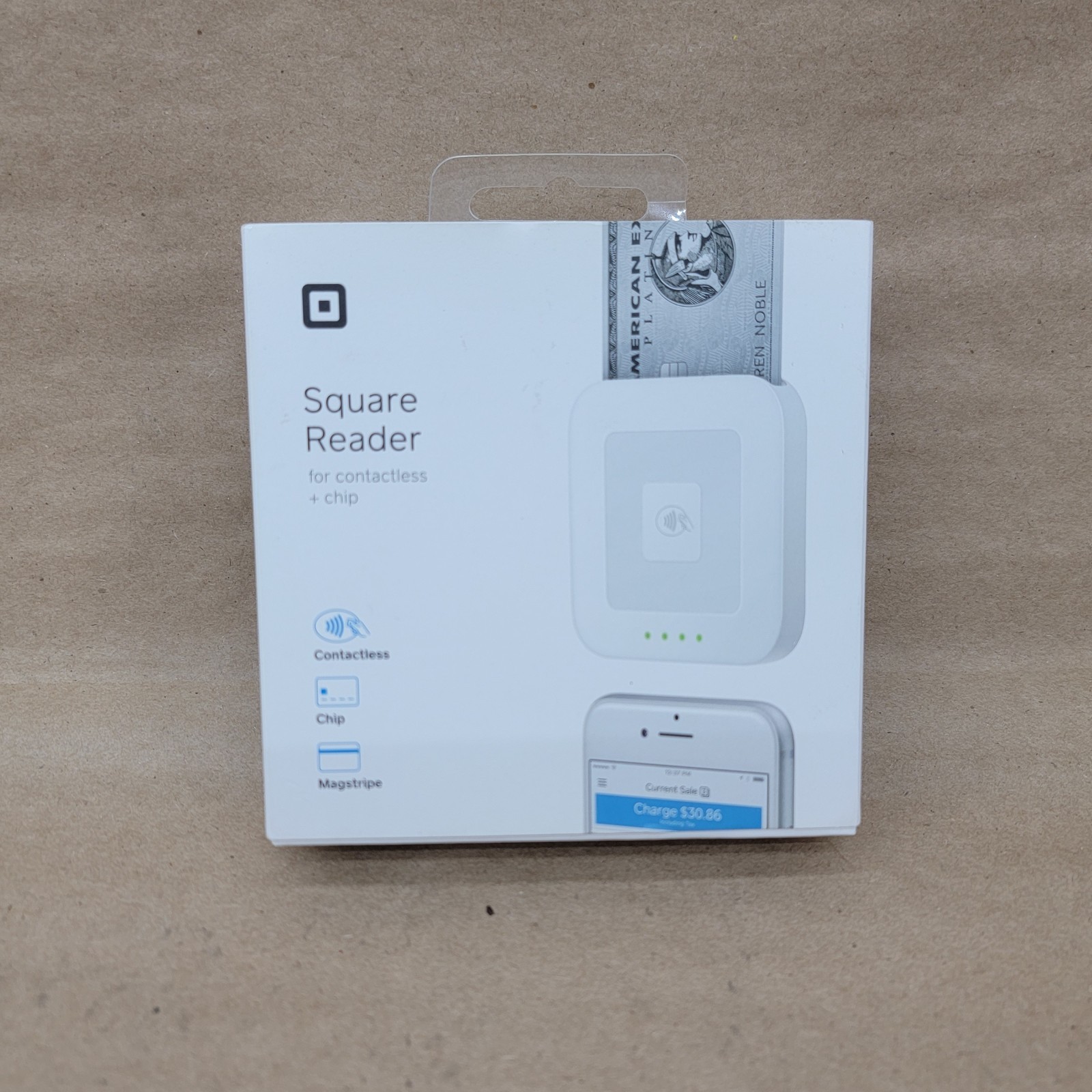 Square Contactless Chip Magstripe Bluetooth Credit Card Reader A-SKU-0485