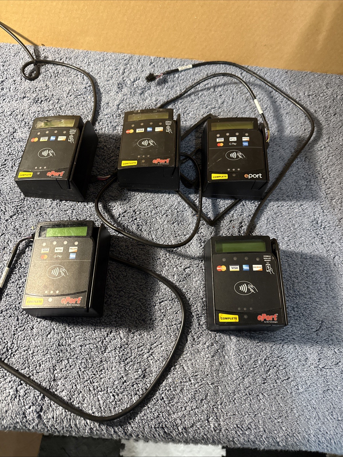 Lot Of 5 USAT Cantaloupe ePort Credit Card Reader For Vending Machines.