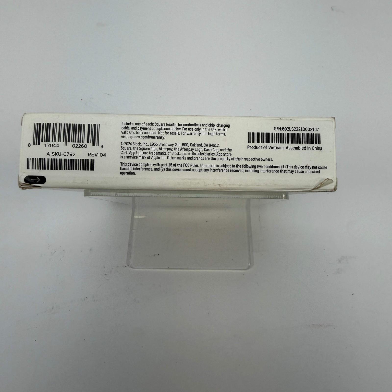 New Square Rev-04 2nd Gen Chip Reader 0792