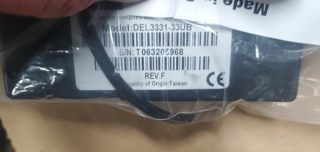ID TECH DEL3331-33UB USB MiniMag Intelligent Swipe Credit Card Reader