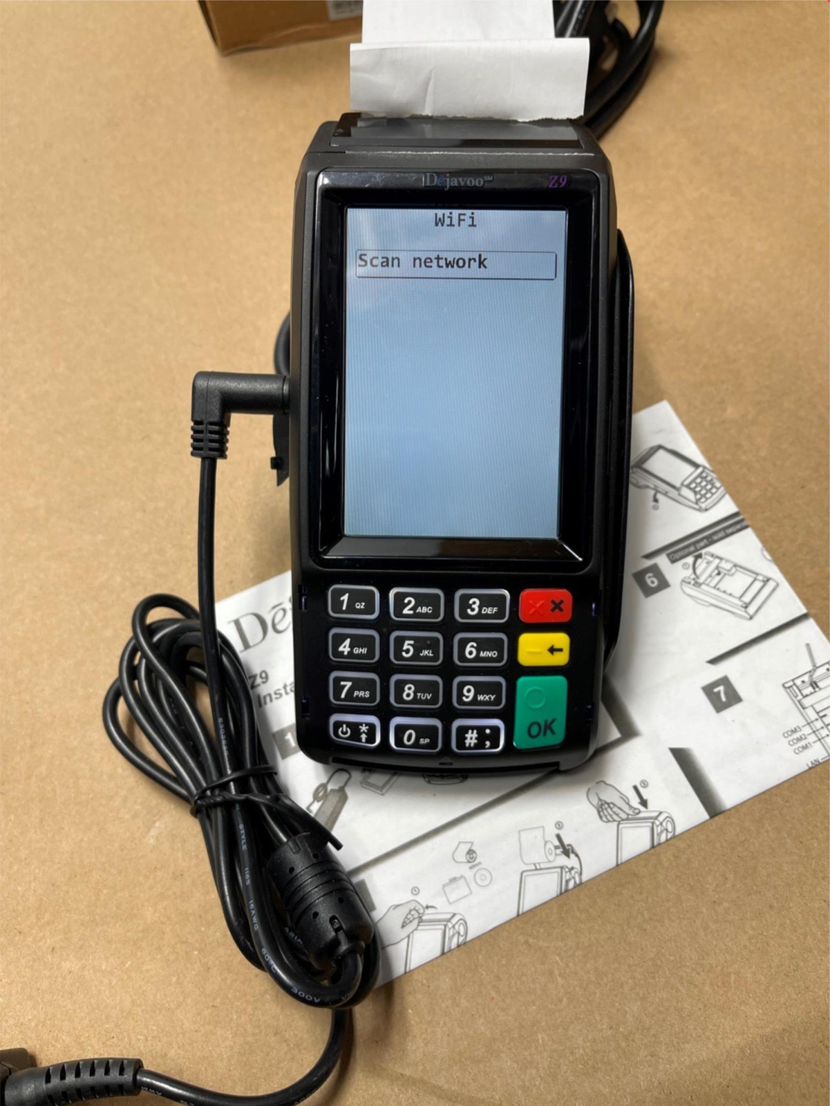 Dejavoo Systems VEGA3000 Wireless Credit Card Payment Terminal WiFi