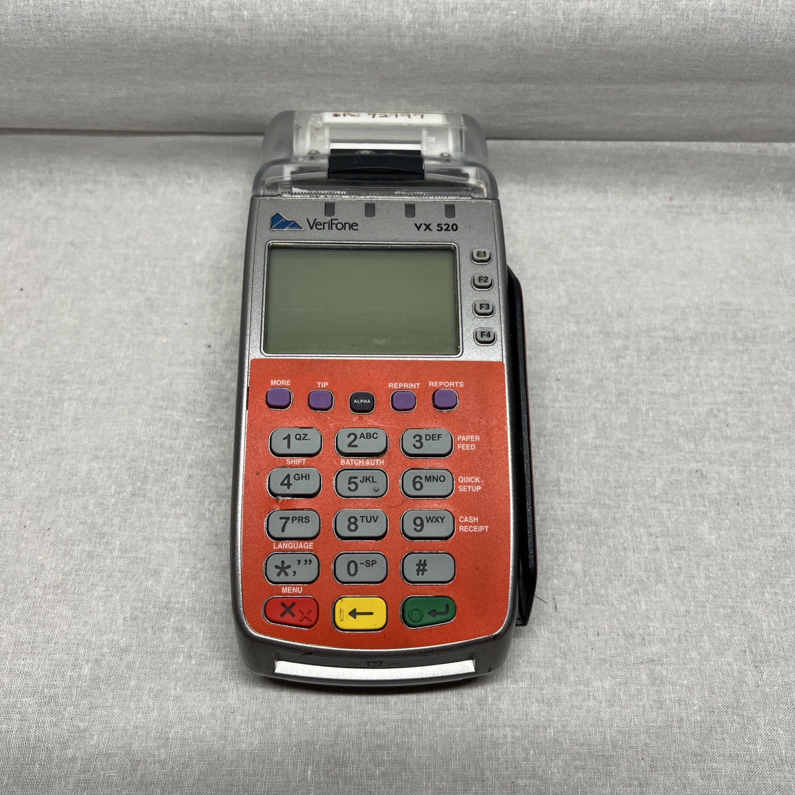 VeriFone VX 520 VX520 Credit Card Machine Ethernet Chip Reader No Power Adapter