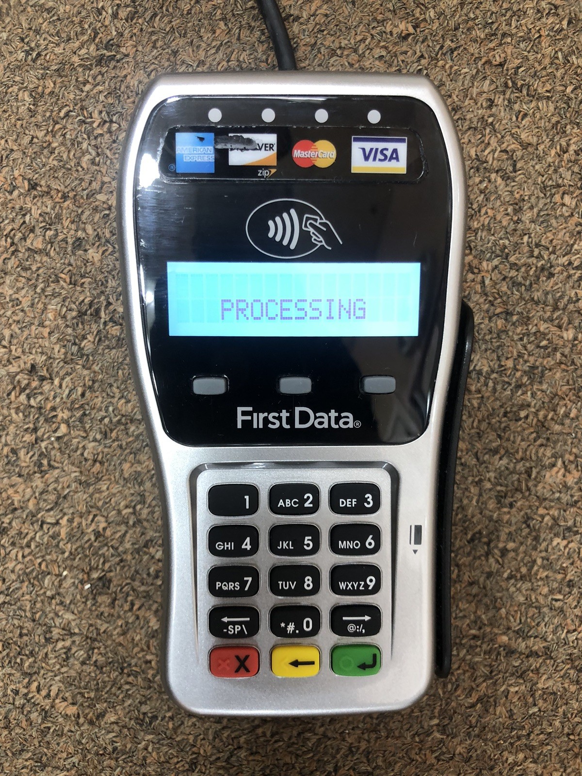 First Data FD-35 Credit Card Reader Pin Pad EMV USB powered
