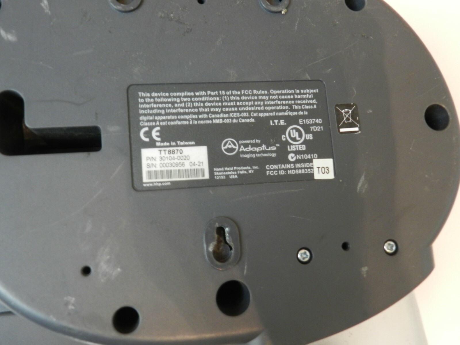 HHP TT8870 Signature Capture Terminal (TT-8870)