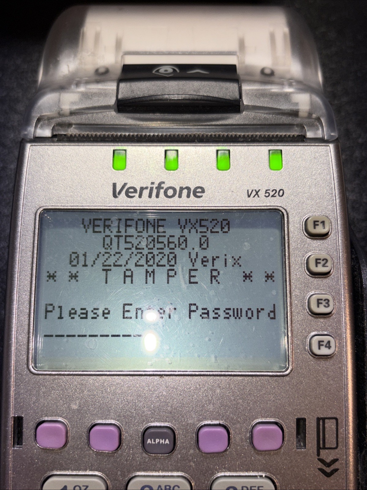 VeriFone VX 520 CTLS M252-653-AD-NAA-3