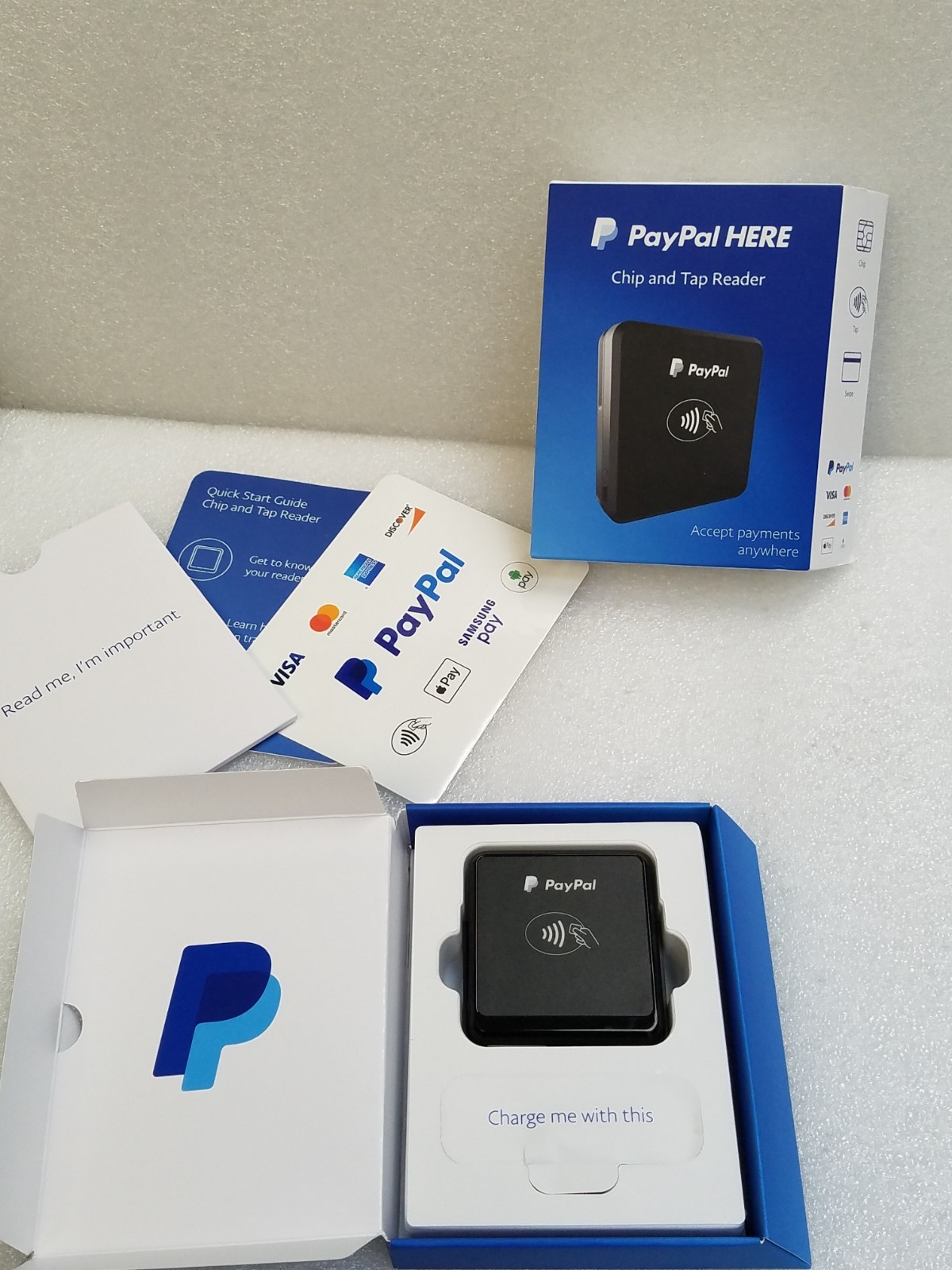 PayPal PCTUSDCRT CHIP AND TAP READER | NEW
