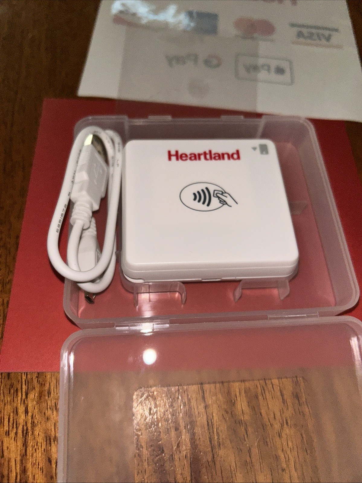 Heartland Payment Processor Unused Open Box Credit Card Reader Just As Seen
