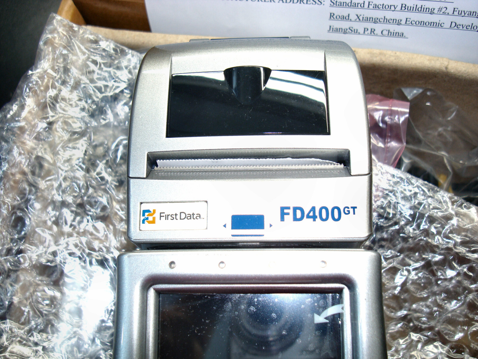 First Data FD400GT GPRS Wireless Terminal Convenient Business Transactions Mint