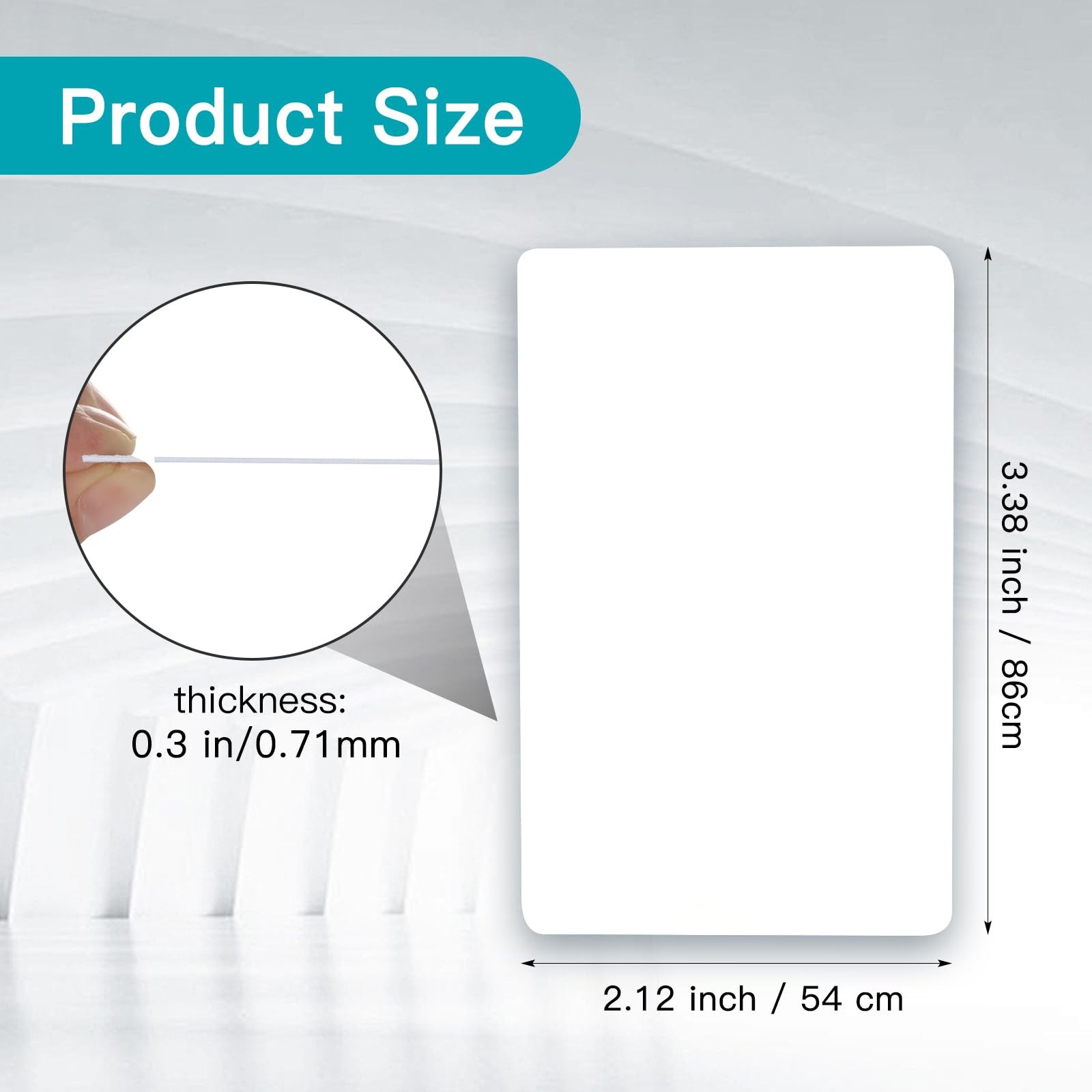 100 PCS Credit Card Reader Cleaning Cards – CR80 Dual Side Cleaning Sheets fo…