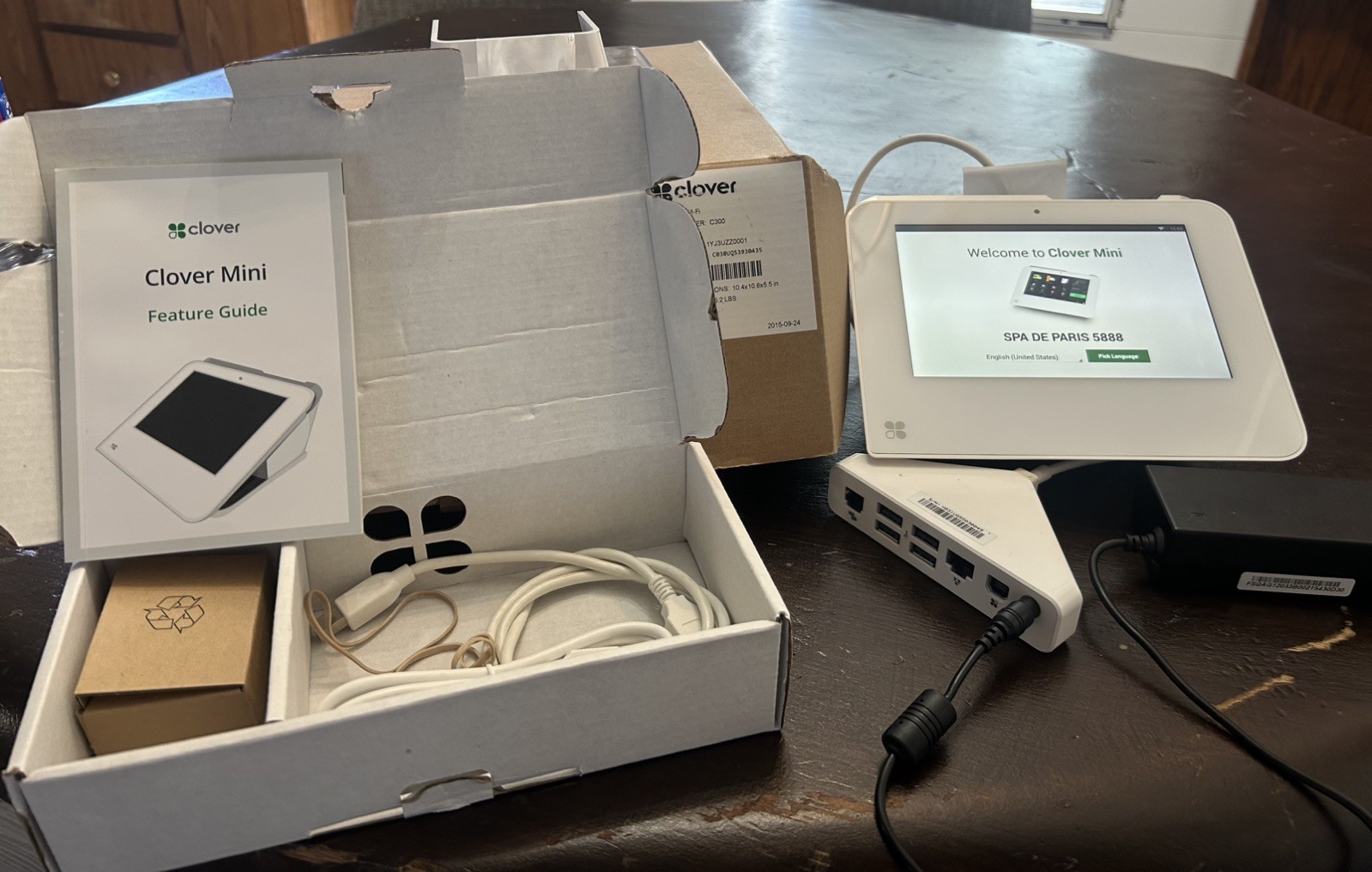 Clover Mini Wi-Fi POS System 2015 *READ DESCRIPTION*