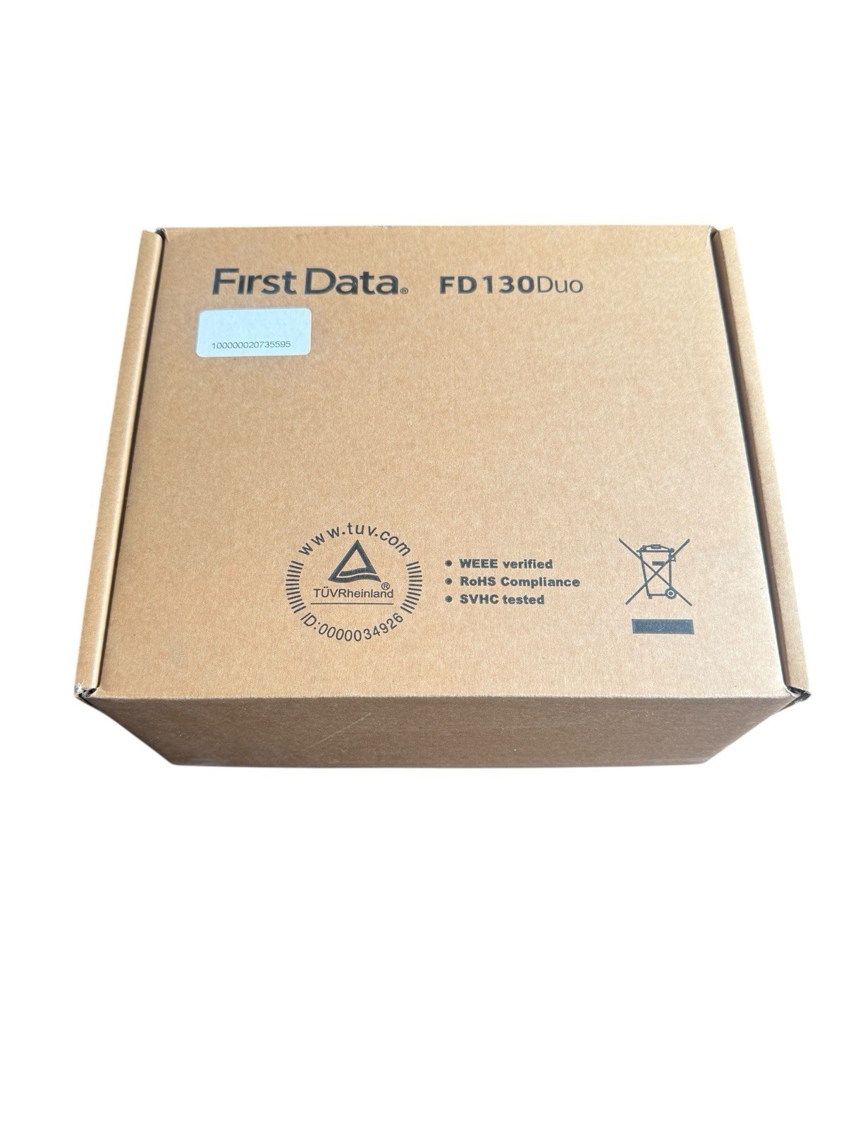 First Data FD130 Duo Credit Card Terminal POS Untested 2016 Sold As Is