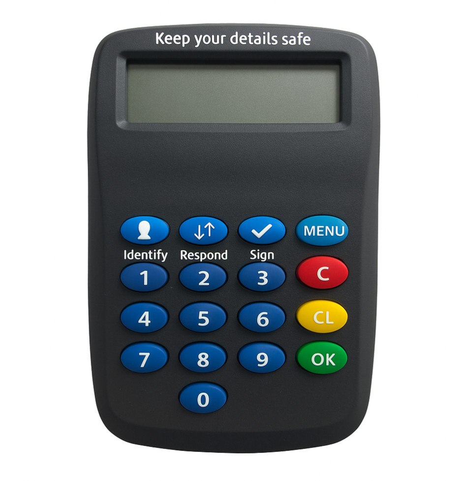 Nationwide- Card Reader Secure Online Banking PINsentry Device Works with Most