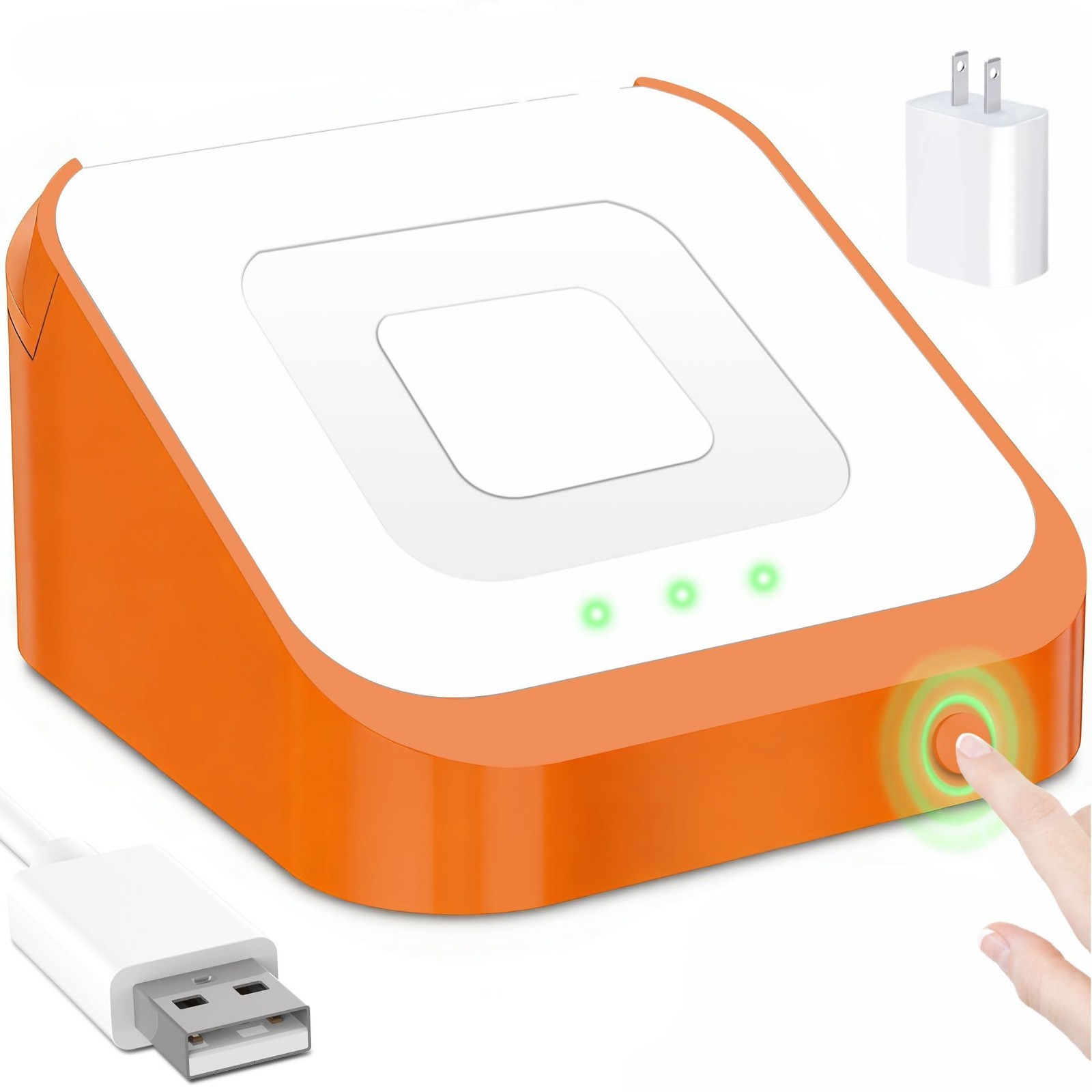 Square Dock & Holder Stand for 2nd Gen Card Reader, Anti-Slip, Portable with Cha