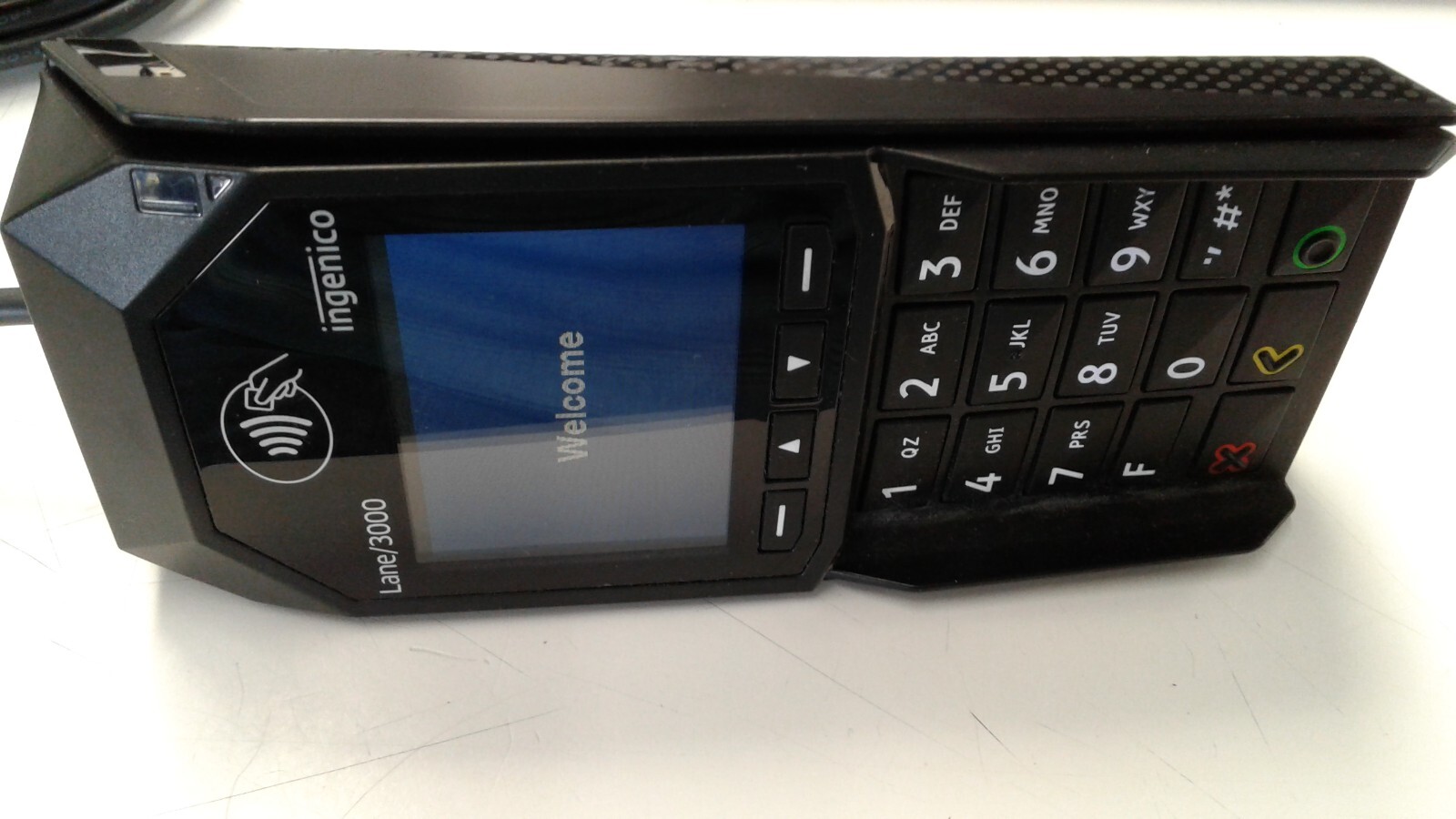 ingenico Lane/3000 Card terminal without any cables or accessories.
