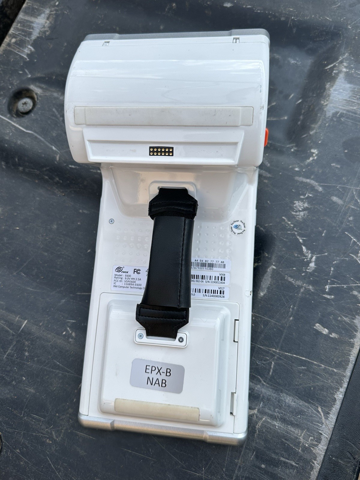 PAX E600 EMV NFC Credit Card Machine Smart Terminal E600-A1100-0321-101-EA