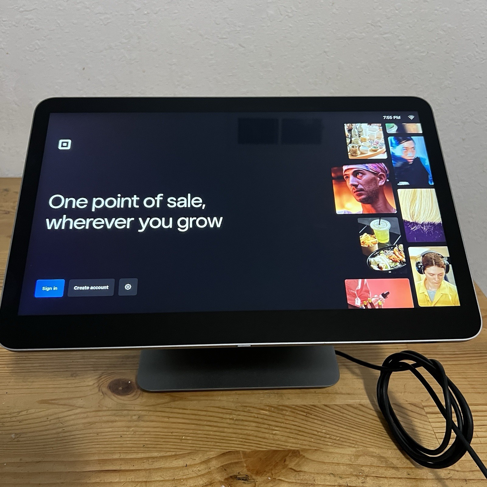 Square Model SPB1-01 POS Register w/ Card Reader SPB4-01