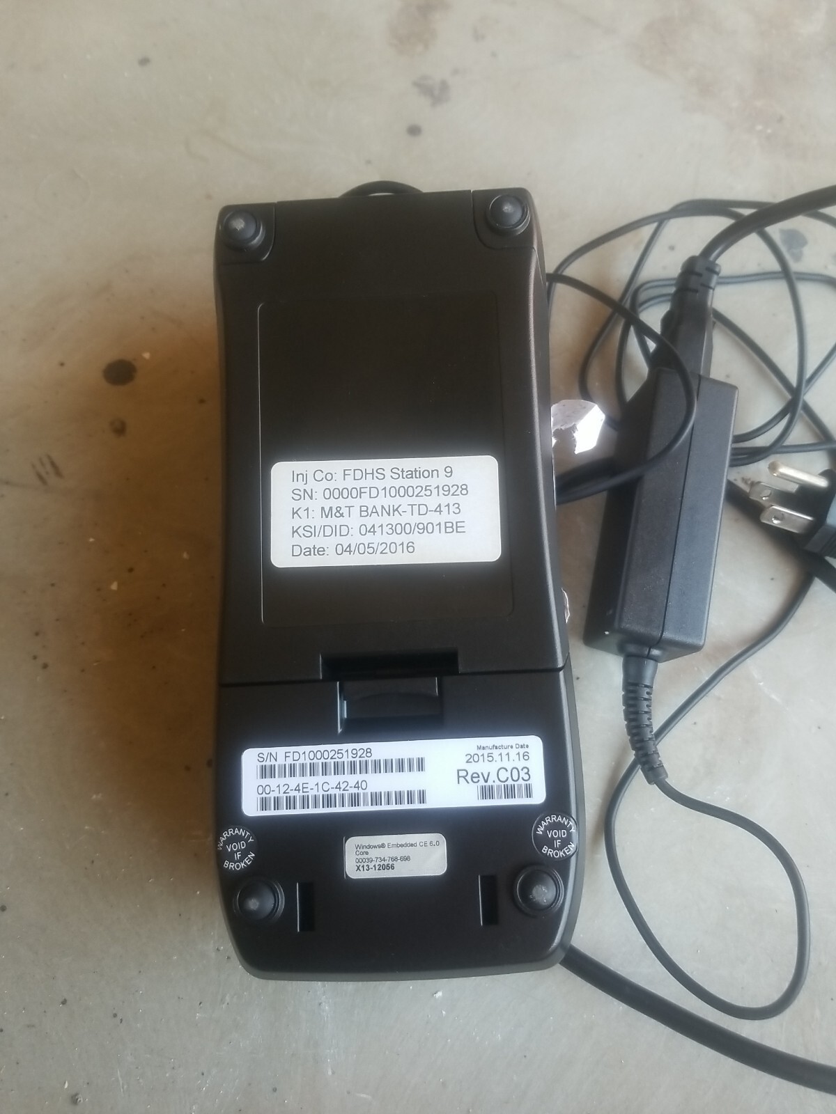 First data FD 130 Credit Card Terminal