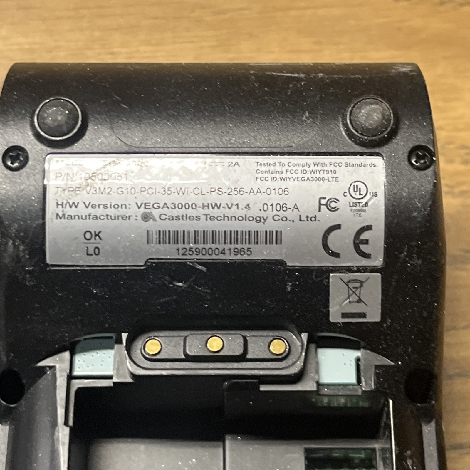 LOT 2 – Dejavoo Z9 VEGA3000 Credit Card PinPad Terminal