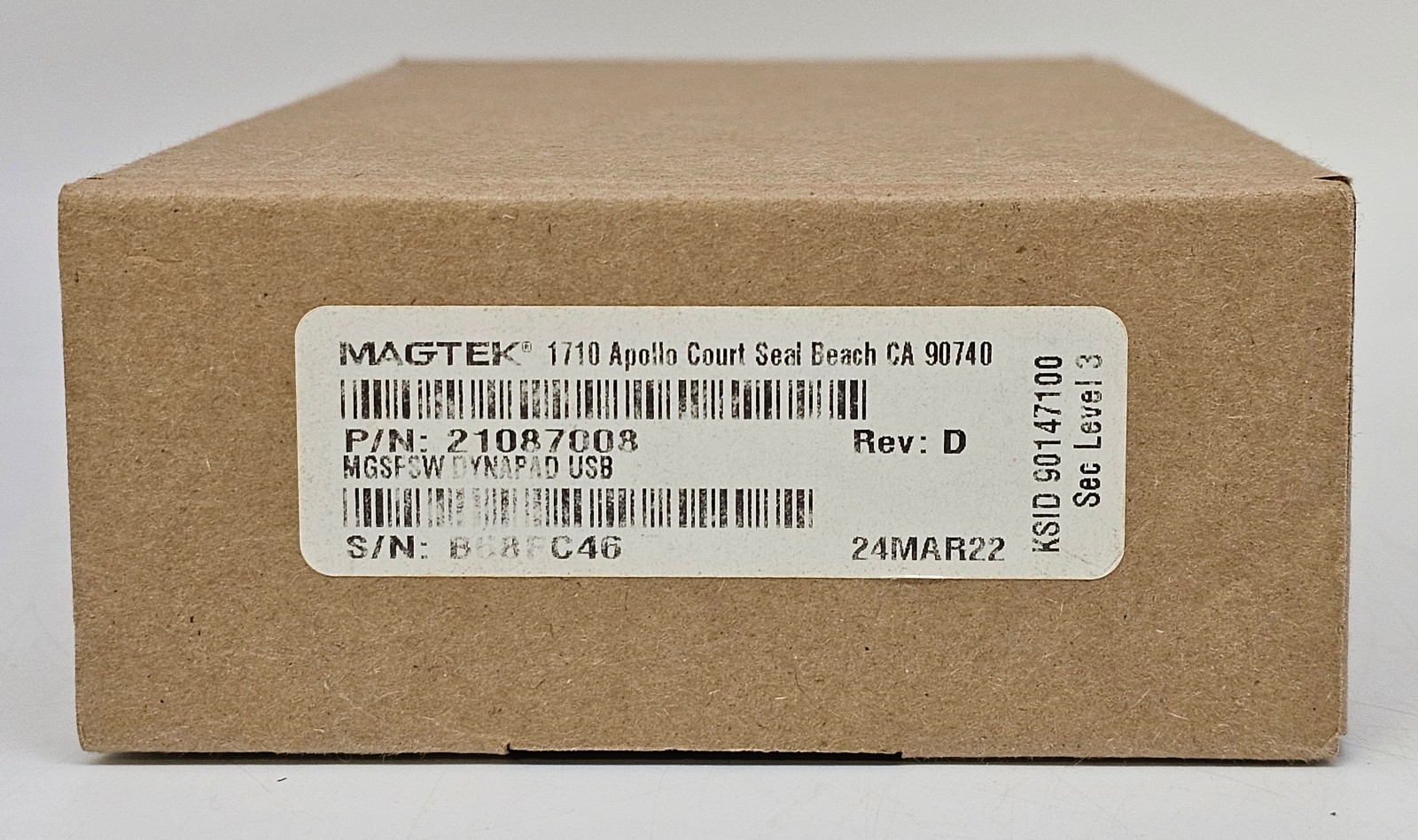 LOT OF 5 – MagTek 21040108 USB Credit Card Reader With Magnetic Swipe Black
