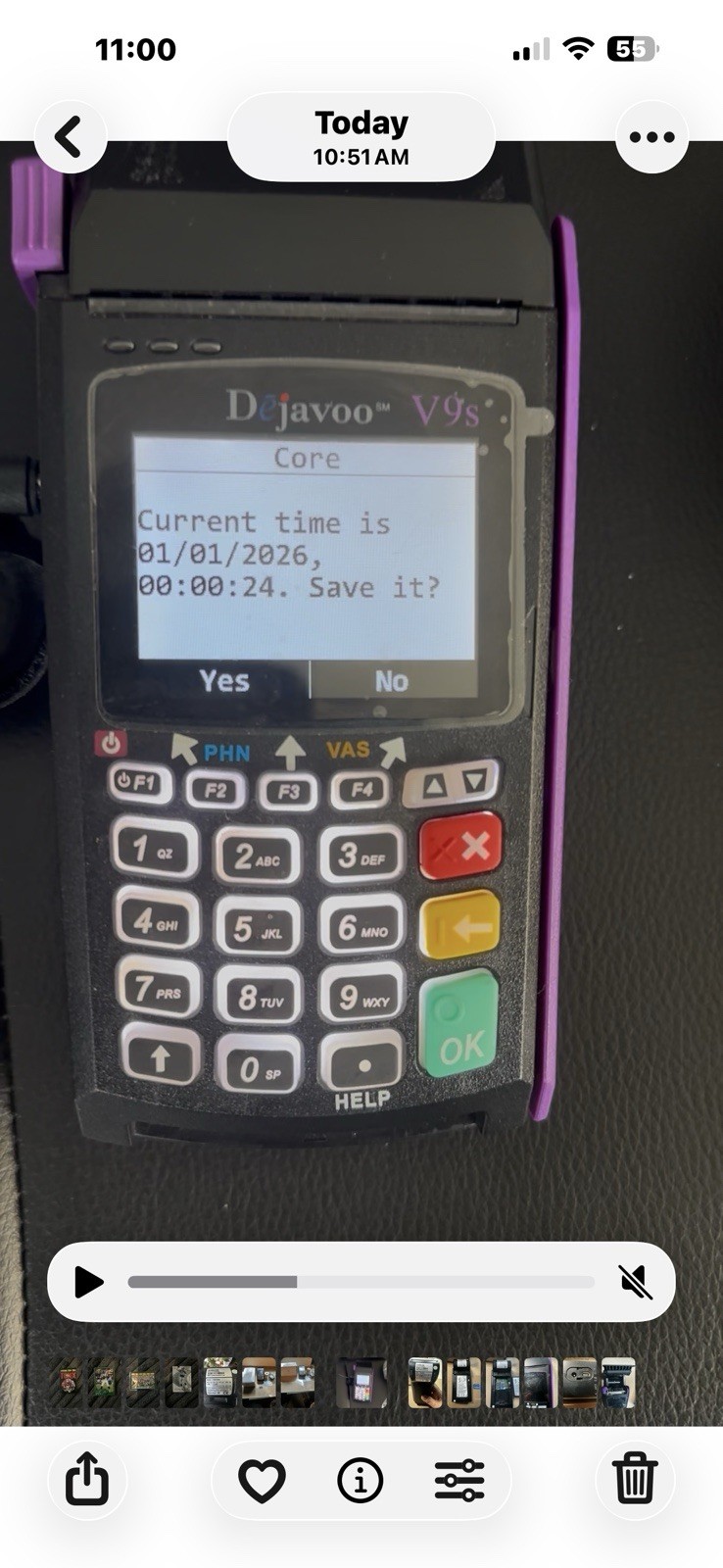 Dejavoo V9s VEGA5000S Credit Card Terminal – Brand New Old Stock – Original Box