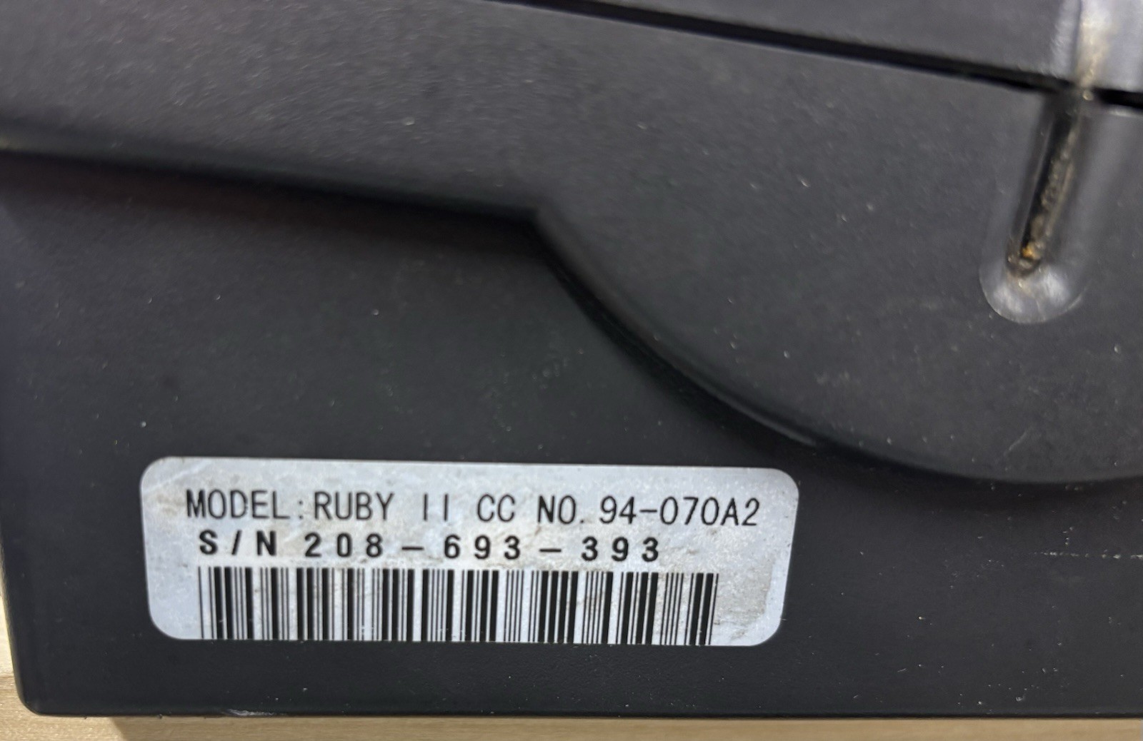 VeriFone Ruby II RUI POS Terminal Gas Station Cash Register System Untested