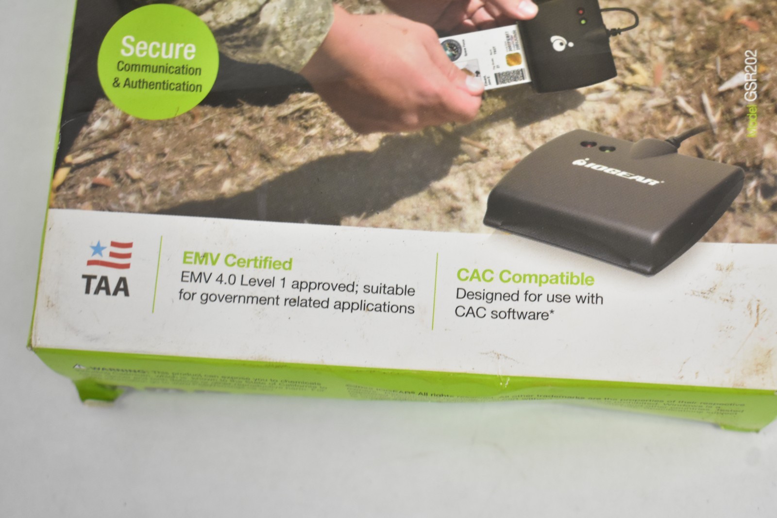 IOgear USB Common Access Card Reader CAC Reader 5′ Cable USB-A Interface