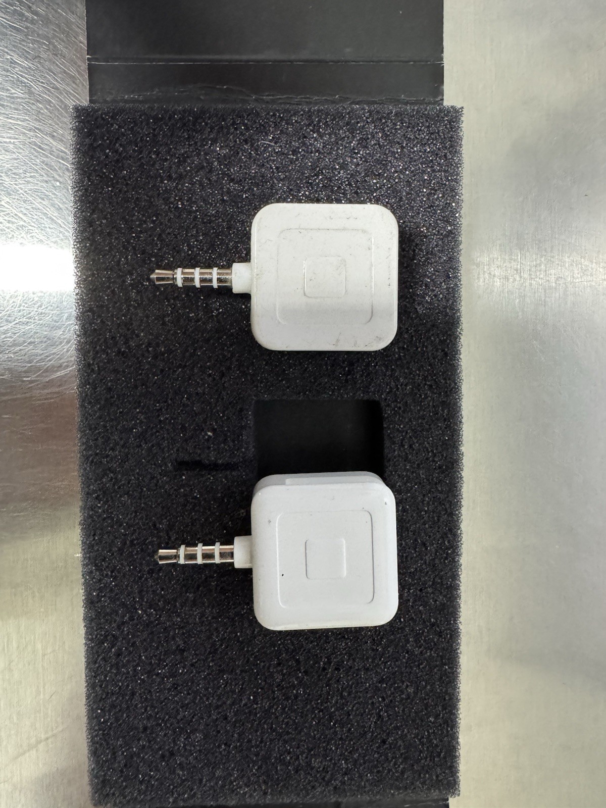 Qty.2 Square Register Credit Card Reader for Apple and Android Mobile Phones
