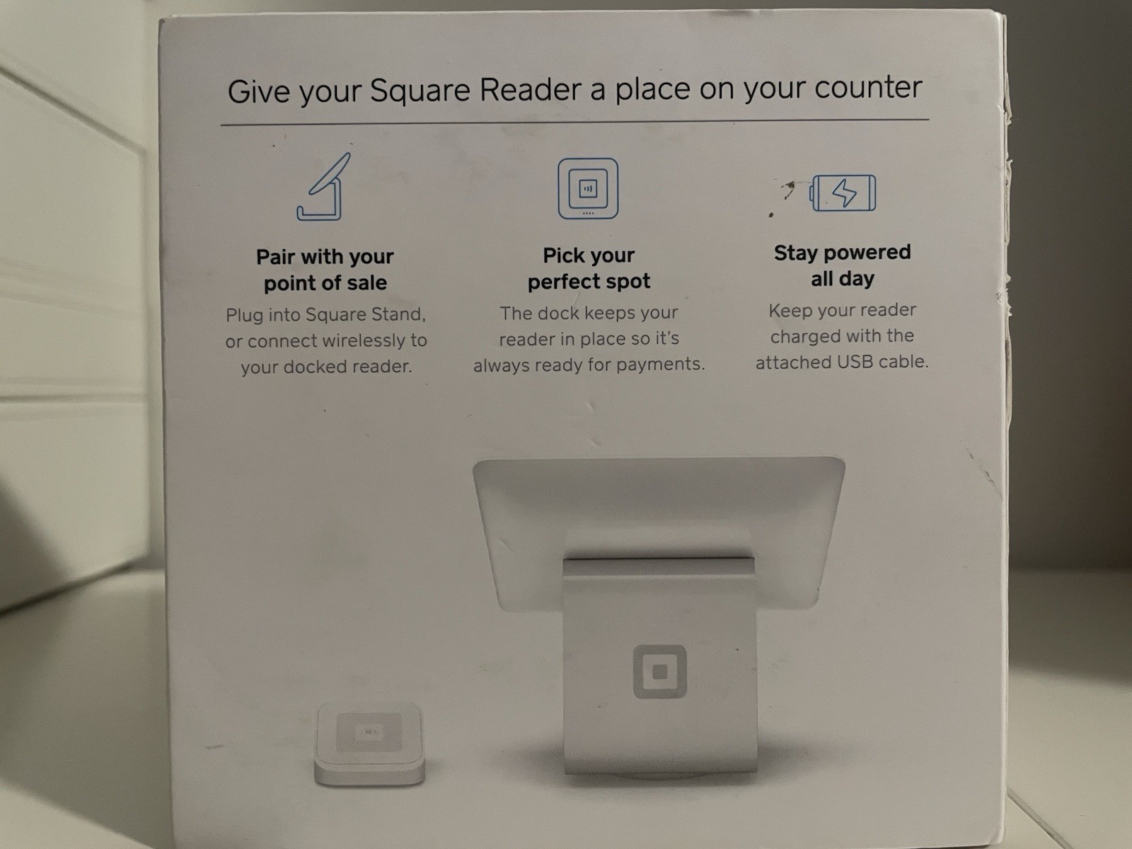 Square A-SKU-0120 Dock for Contactless Credit Card Reader