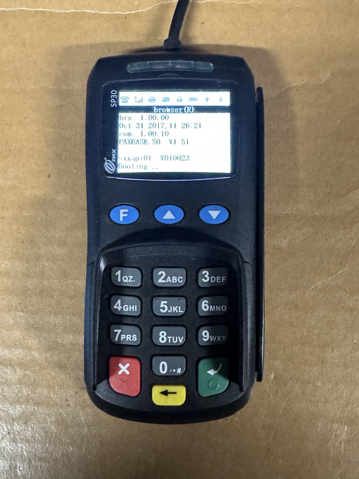 PAX SP30 Pin Pad Credit Card Terminal Reader