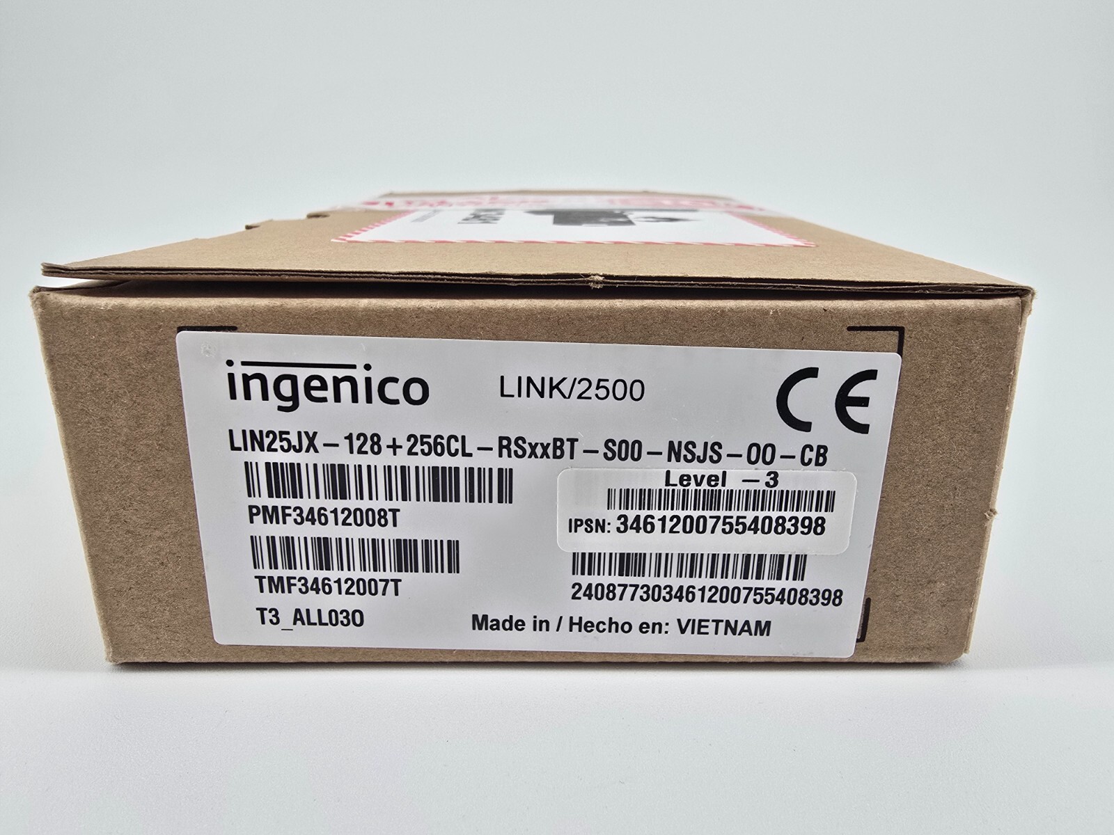 Ingenico Link 2500 POS Bluetooth USB Card Reader Terminal PMF34612008T Wireless
