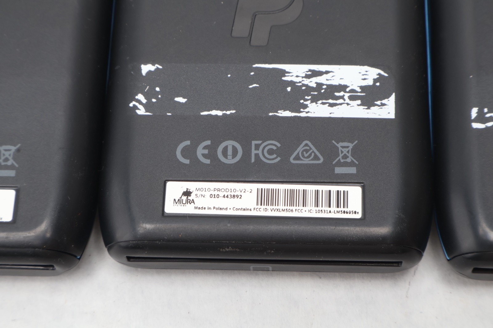 Lot 3x Paypal Chip Card Reader Contactless Enabled M010-PROD10-V2-2 FOR PARTS