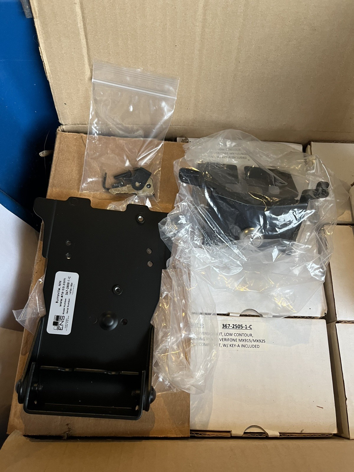 ENS Conversion Kit (Low contour) w/ locking plate for MX915 MX925 Verifone