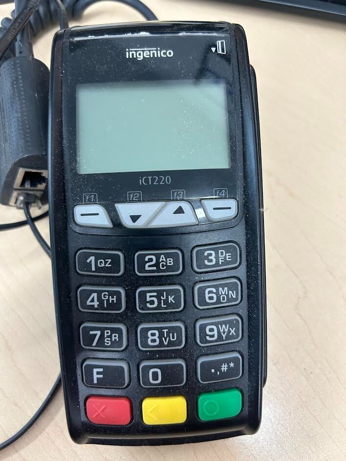 Ingenico iCT220 Credit Card Terminal w/ Cable