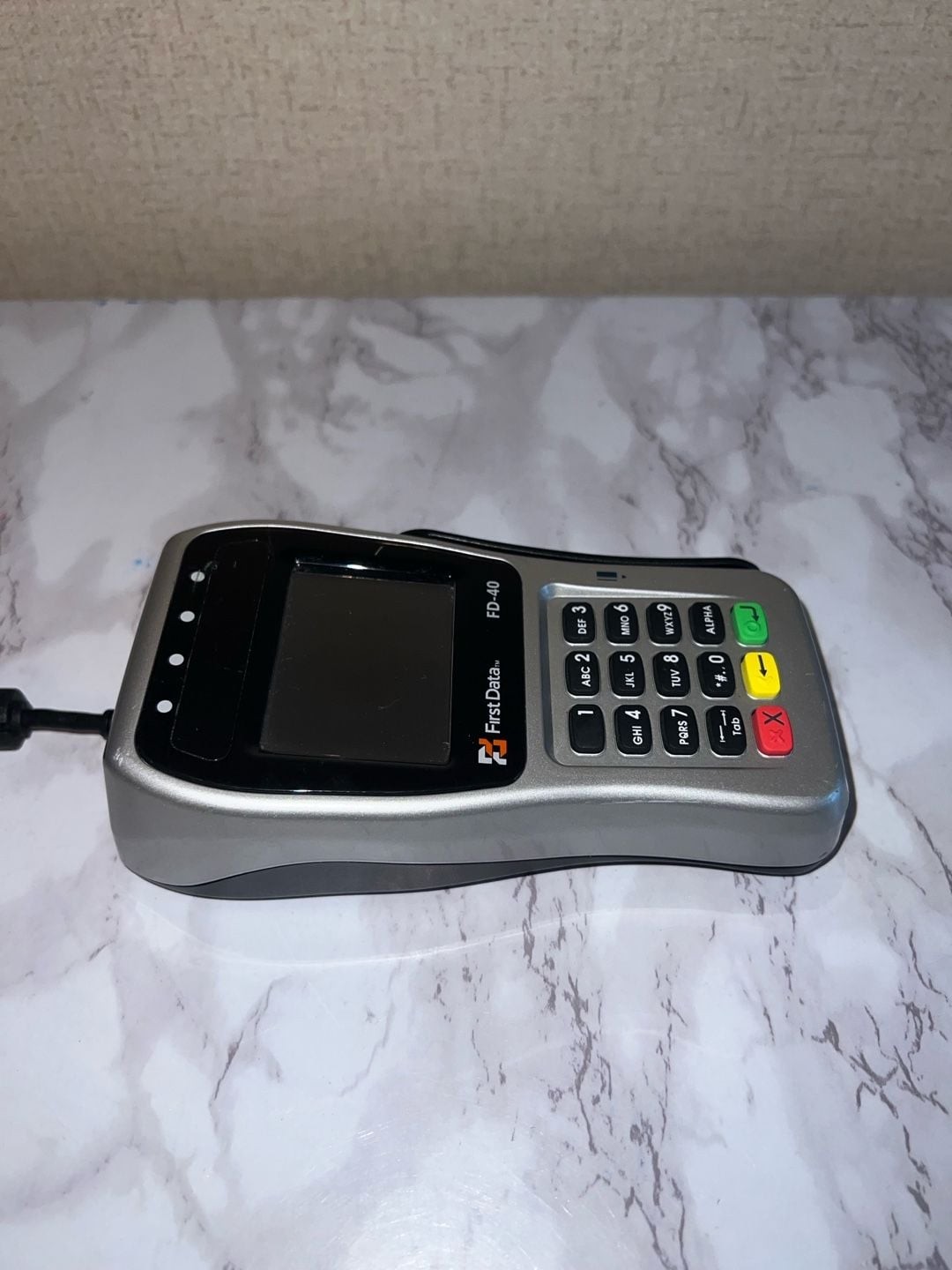 First Data FD-40 PIN Pad Terminal Model xPED-8006L2-3CR