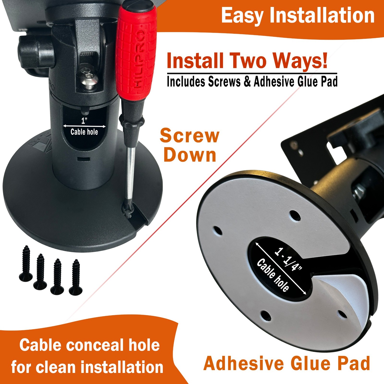 Hilipro Swivel Stand for Verifone P200 & P400 – Swivel & Tilt – Complete POS kit