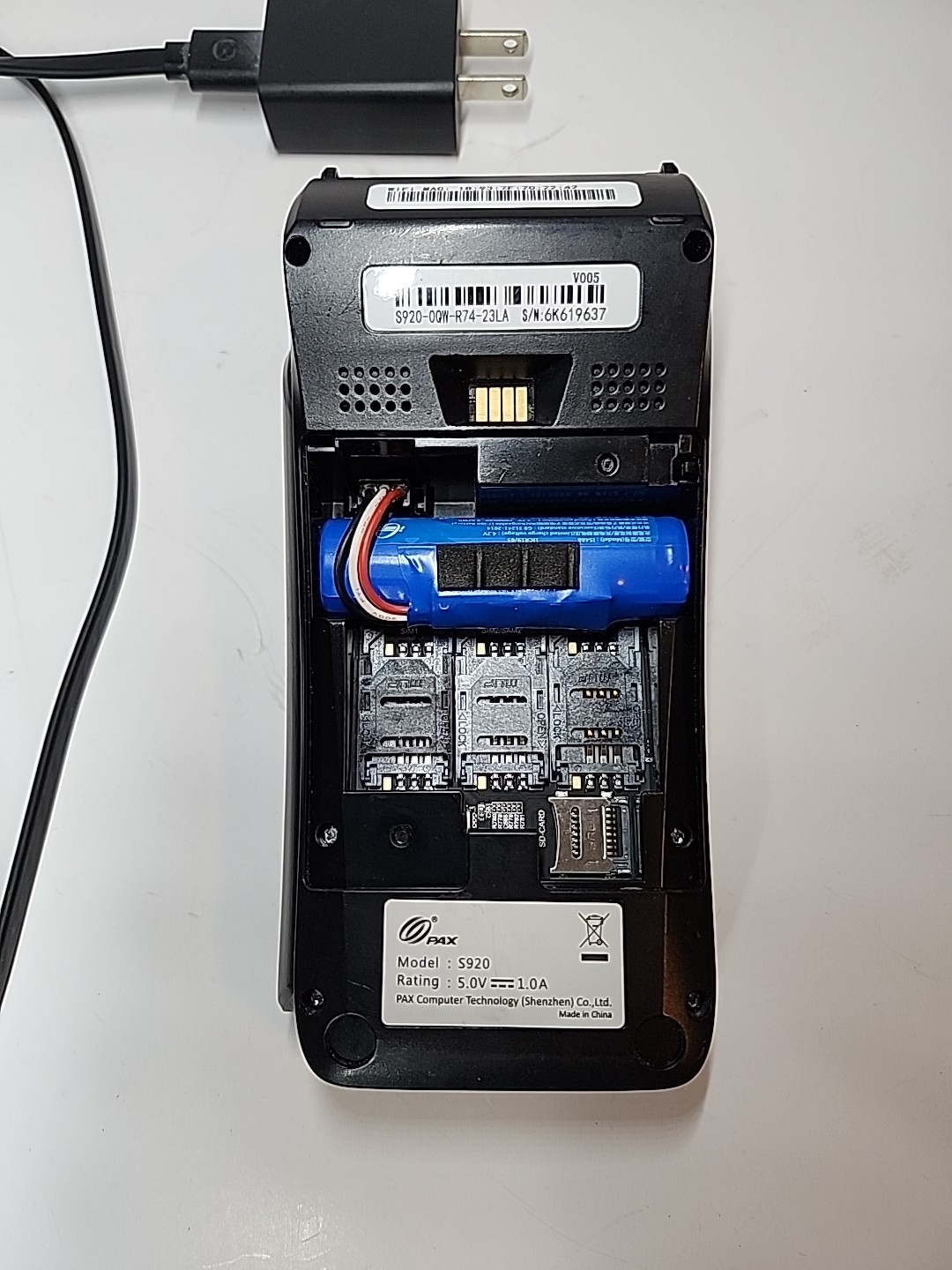 PAX S920 Mobile POS Credit Card Terminals Bluetooth Wireless – Not Tested